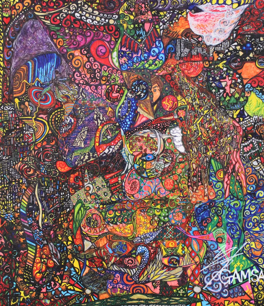 アーティスト名: GAMSA / 作品名: world mind