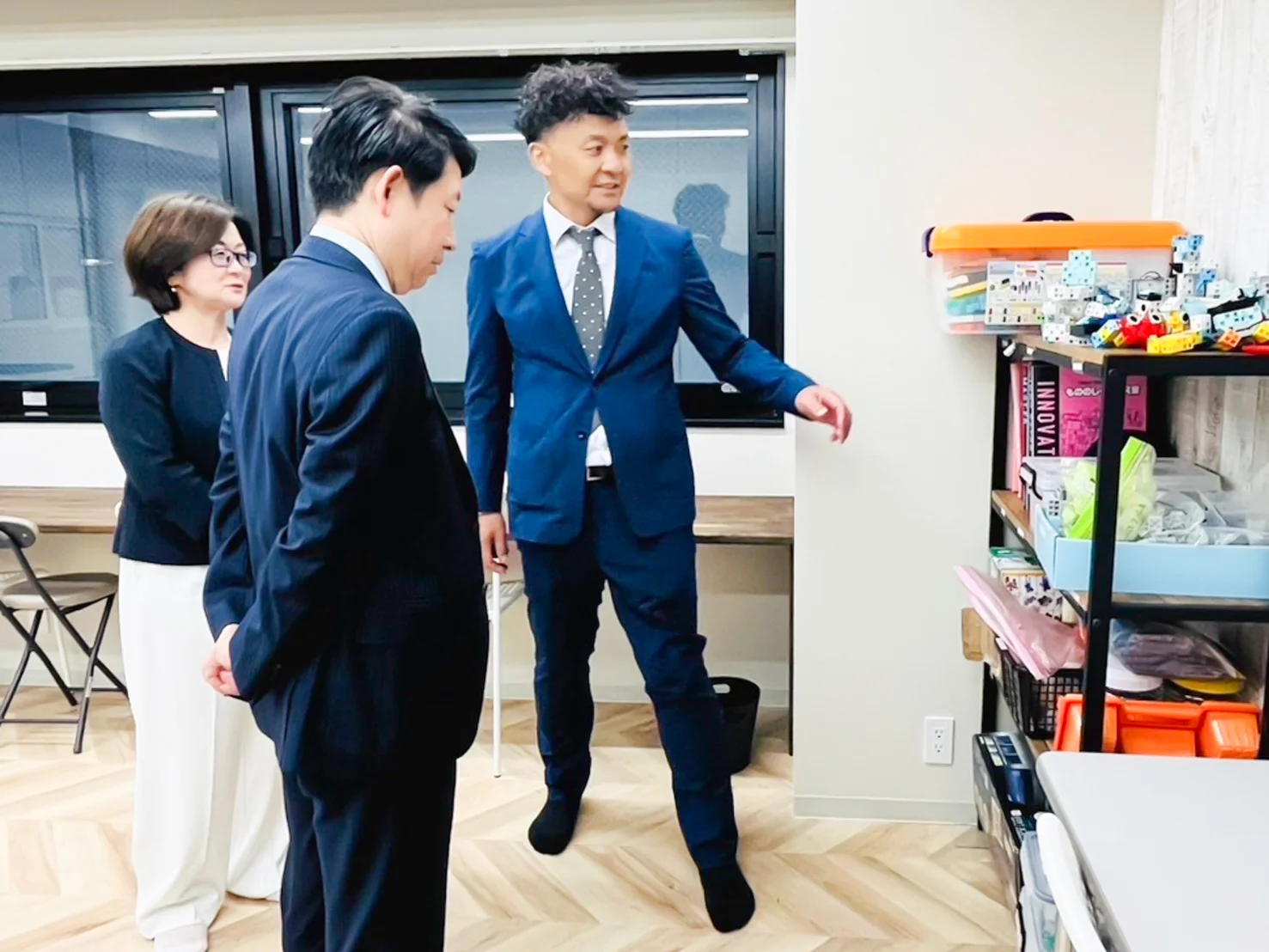 子ども支援部の事業所を視察