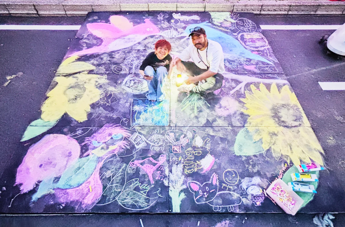 「アトリエ中大江公園」キャンバス完成