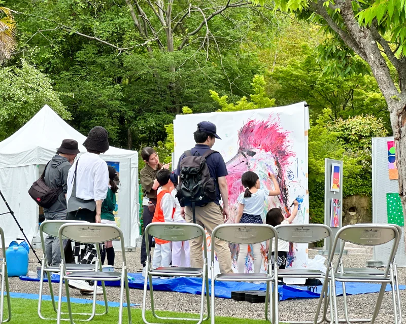 第2回ユニバーサルアートフェスタの様子