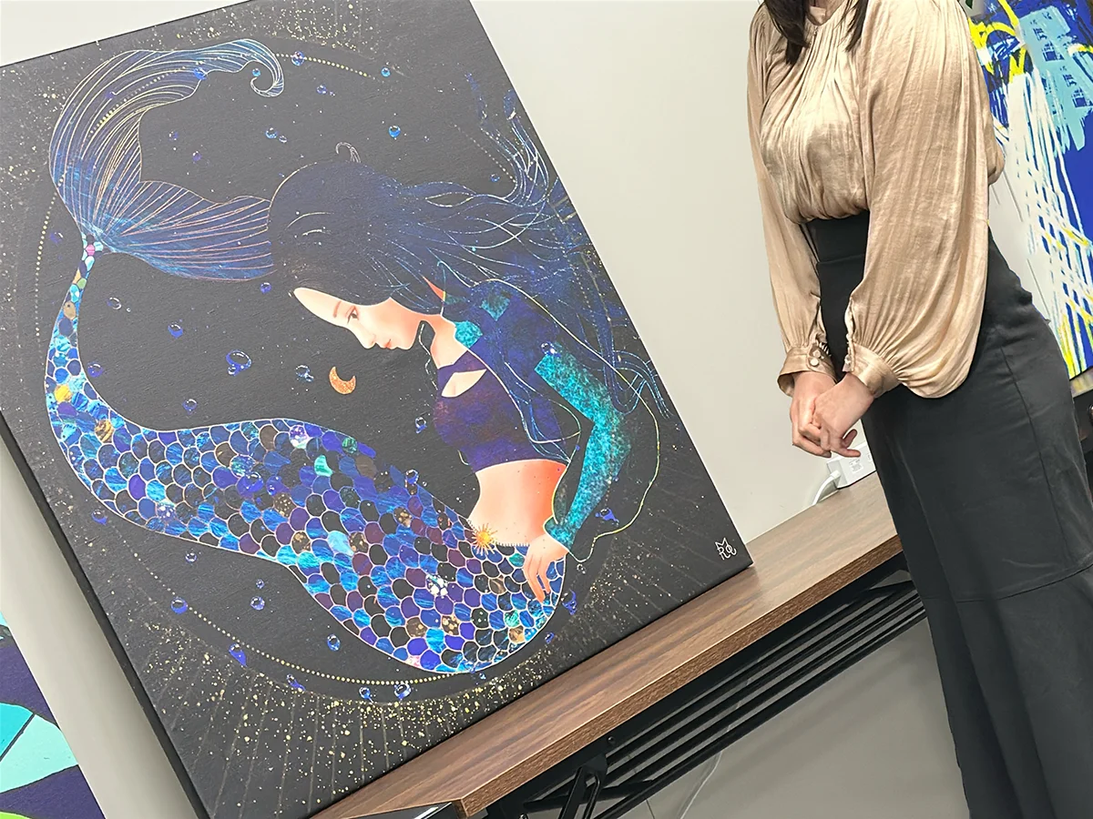 障害者アーティスト「MoRoさん」